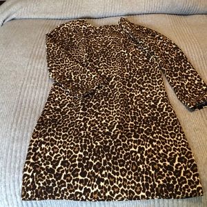 Leopard print dress